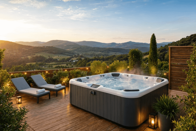 Aménager un coin bien-être familial dans son jardin à Aurillac : le spa 4 places comme pièce maîtresse 1 Aménager un coin bien-être familial dans son jardin à Aurillac : le spa 4 places comme pièce maîtresse